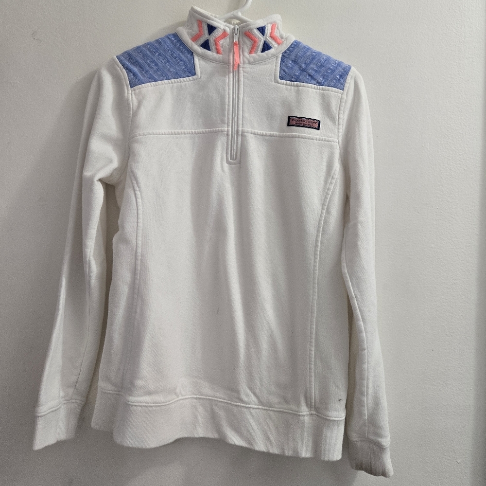 Vineyard Vines Women’s Quarter Zip Shep Shirt  S